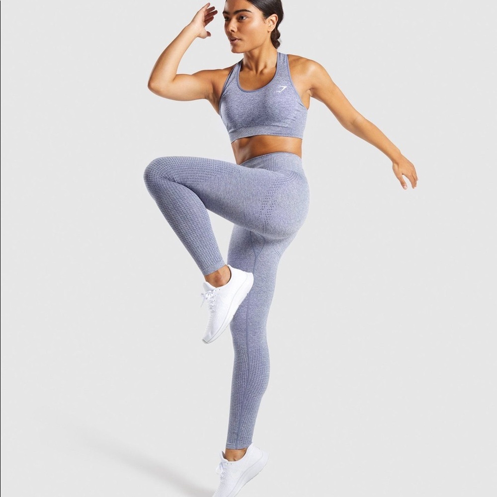 Gymshark vital seamless leggings | steel blue marl